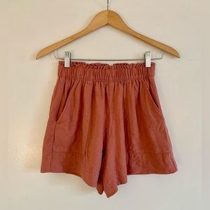 Abercrombie & Fitch Linen Blend Shorts